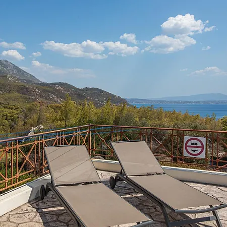 Lahtagas Estate - Private Pool & Sea View - Nature * Loutráki